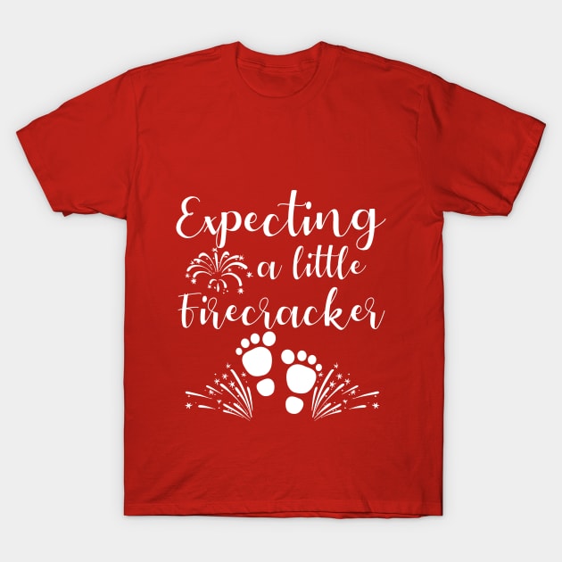 expecting Little firecracker T-Shirt by MarYouLi